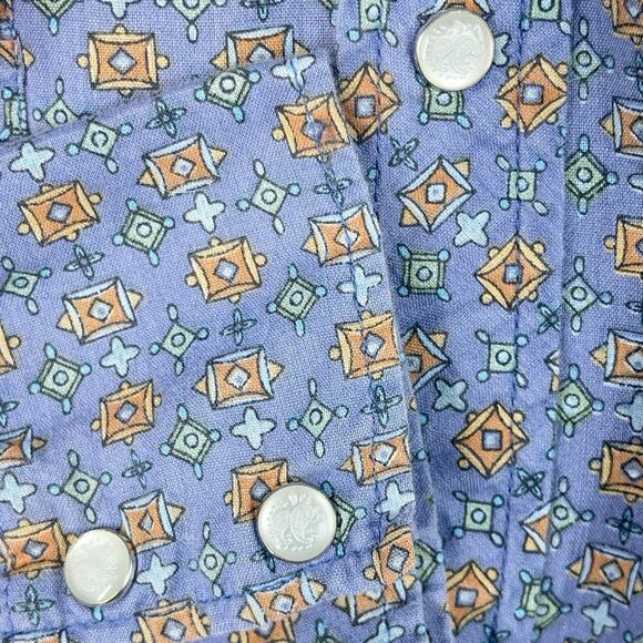 Vintage Old Kentucky Ranch Wear Button Up Men's XL Embossed Pearl Snap Western - Picture 5 of 14